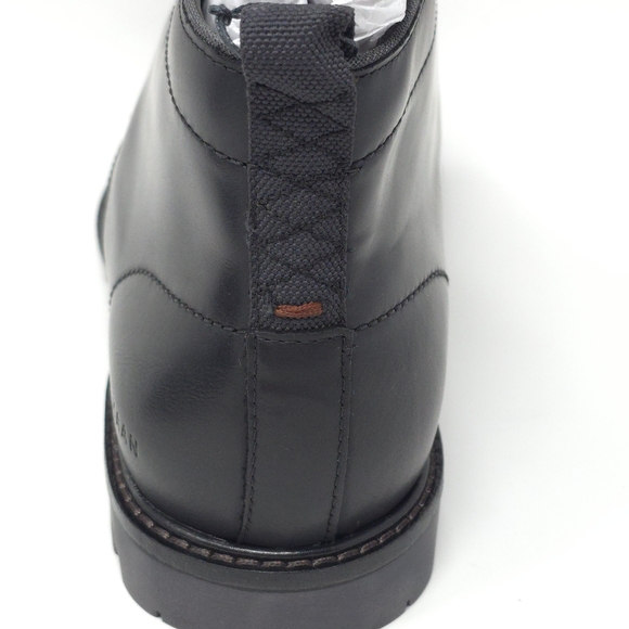 Cole Haan Chukka Boots Midland Lug Water Resistant Leather Black - Picture 12 of 13